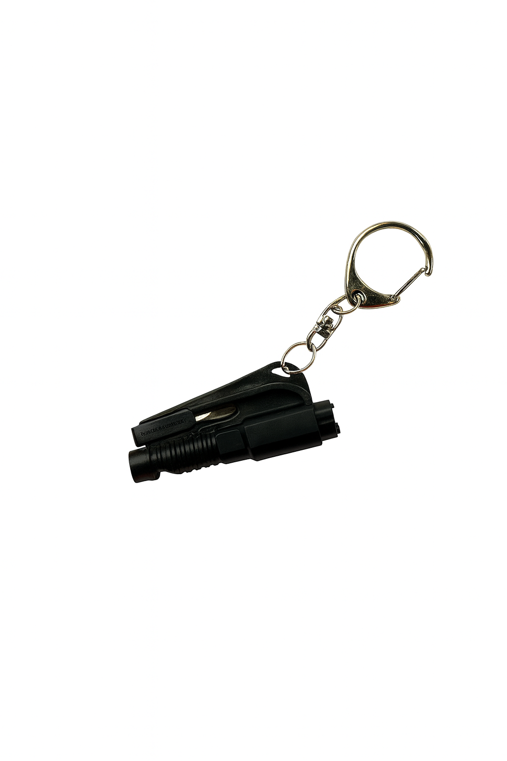 Personal Safety Keychain Set with Tassel - Black