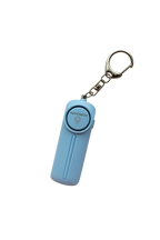 Personal Safety Keychain Set with Tassel - Blue
