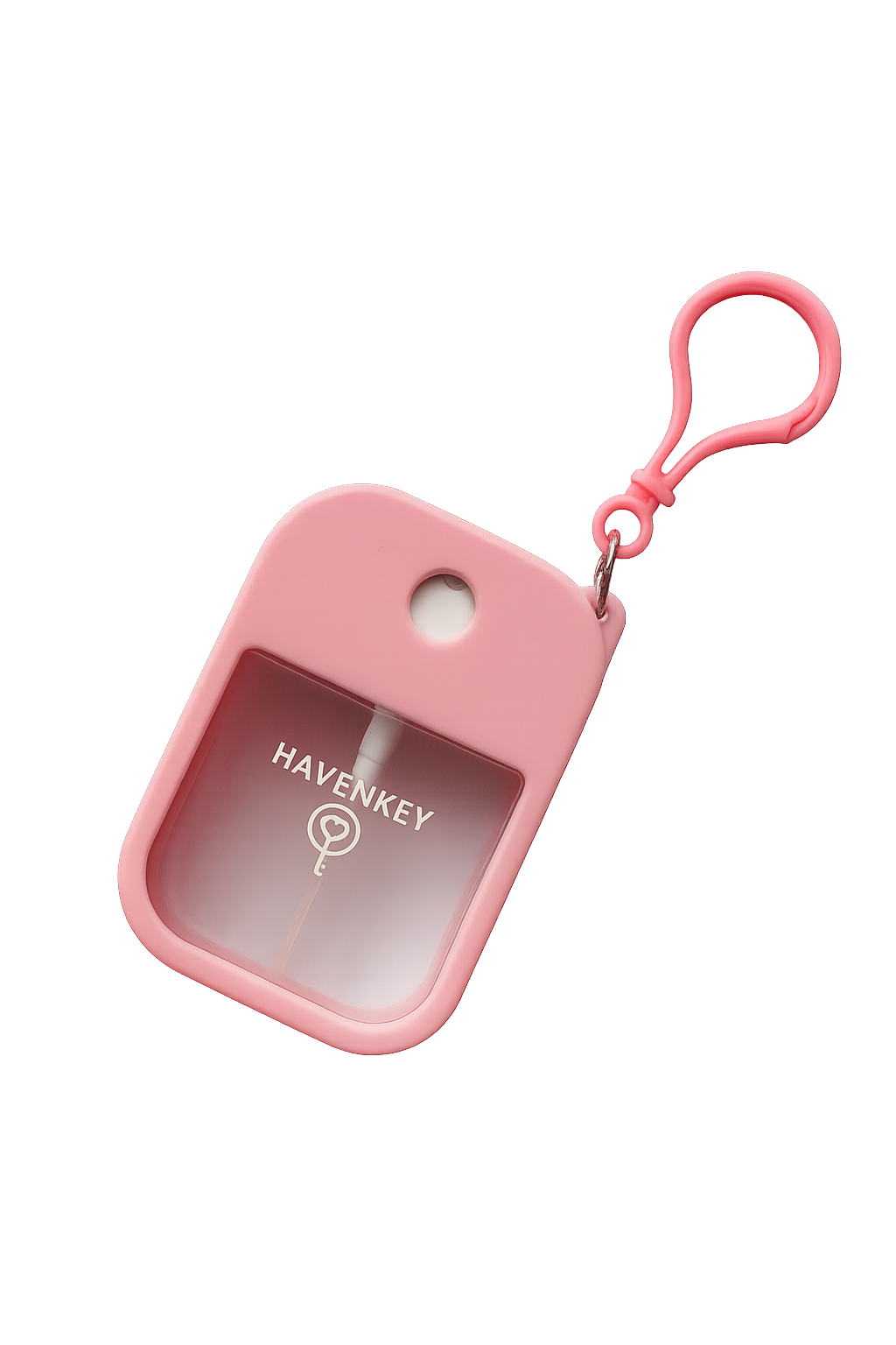 Personal Safety Keychain Set with Bracelet - Pink