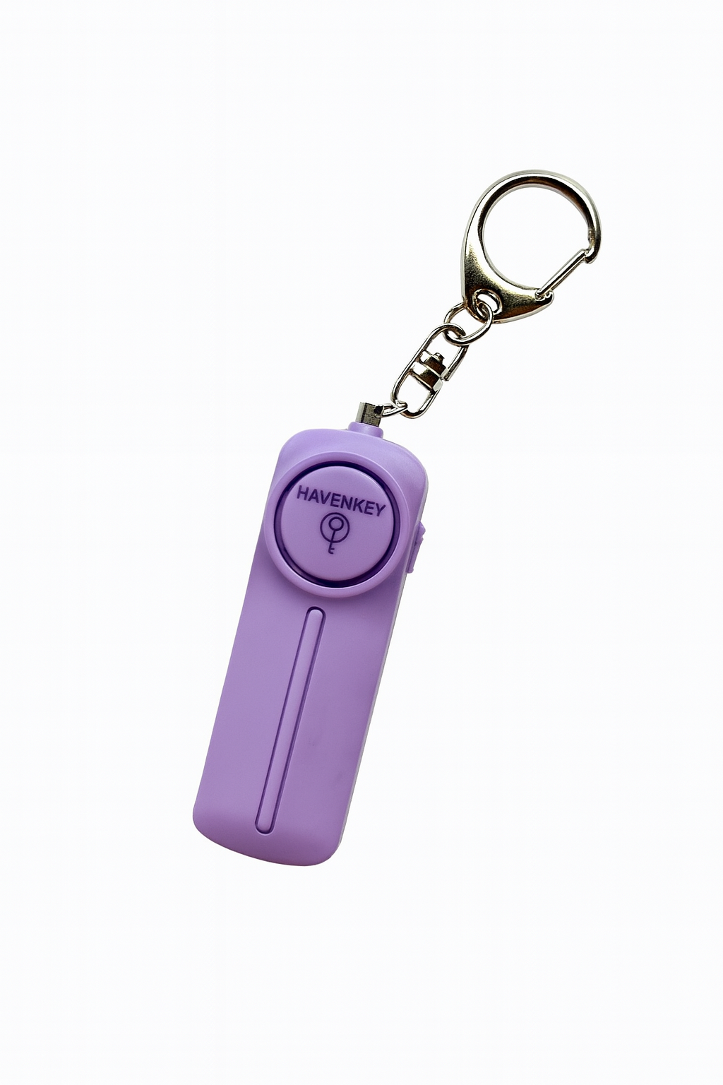 Personal Safety Keychain Set with Bracelet - Purple
