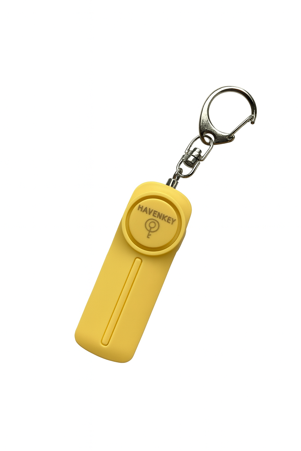 Personal Safety Keychain Set with Tassel - Yellow